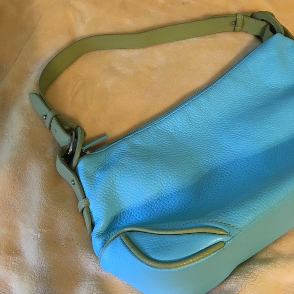 Coldwater Creek blue and green purse - Picture 6 of 9